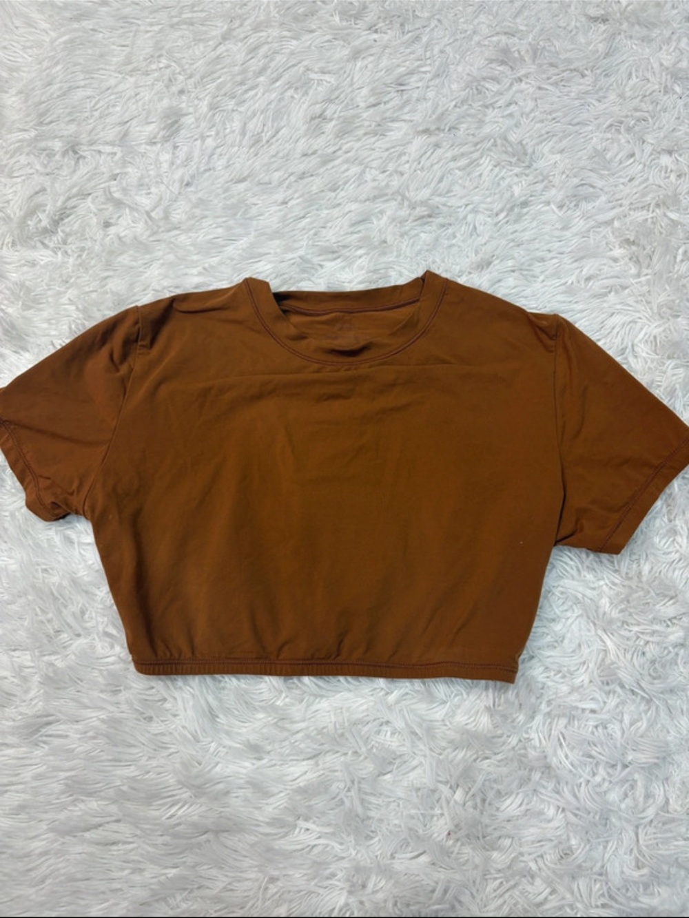 Skims seamless Women’s Cropped Crewneck Top - Brown
